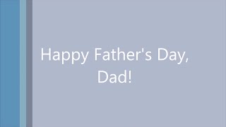 Father's Day Slideshow