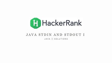 Java Stdin and Stdout I  || Java ||  HackerRank