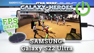 Samsung Galaxy S22 Ultra + FPS GRAPH - Star Wars: Galaxy Of Heroes Game TEST | 120 Hz! screenshot 2