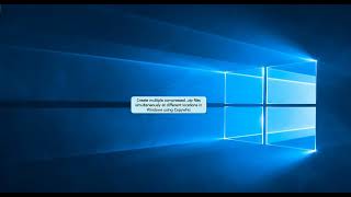 Famous Windows: Create multiple compressed  .zip files simultaneously at different locations using Copywhiz Profile