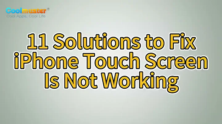 iPhone Touch Screen Not Working or Responding? Here's The Fix