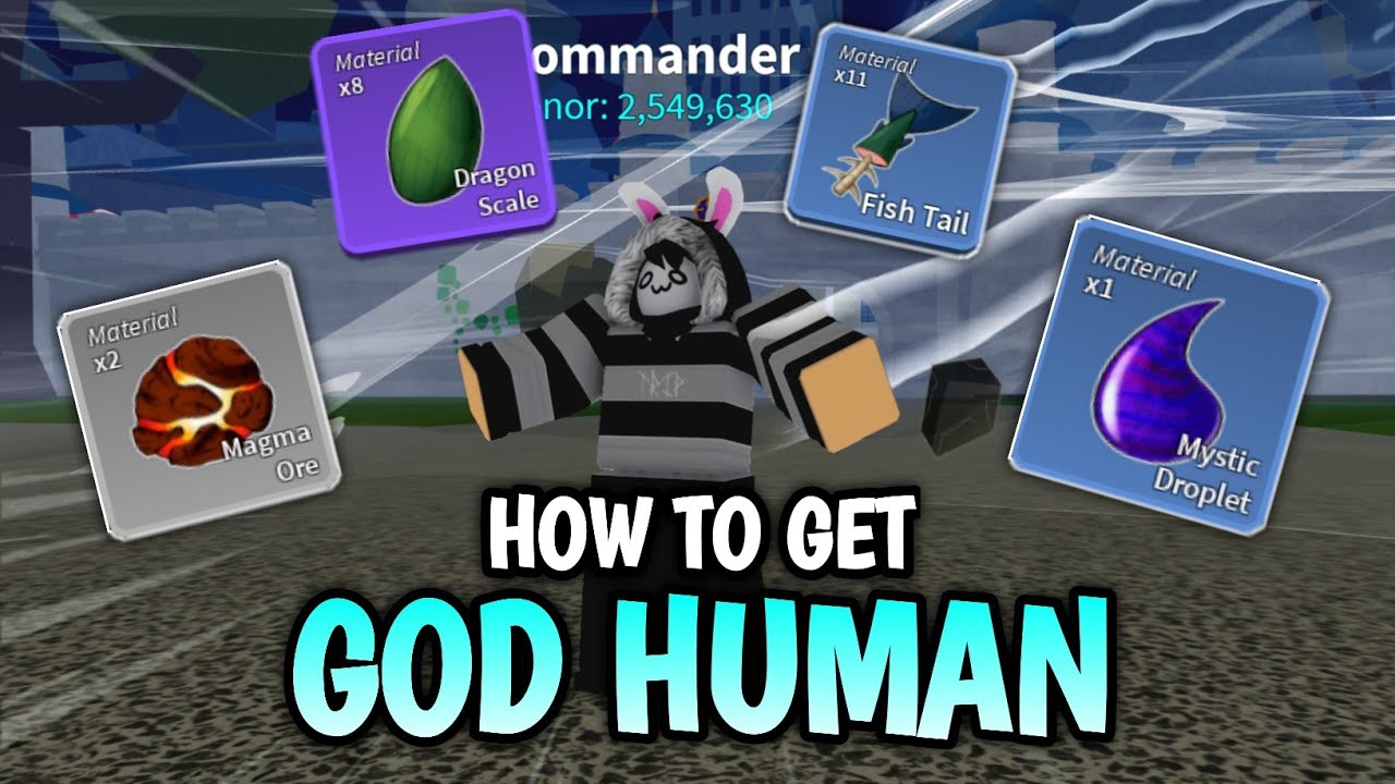 How to Get God Human in Blox Fruits Easily