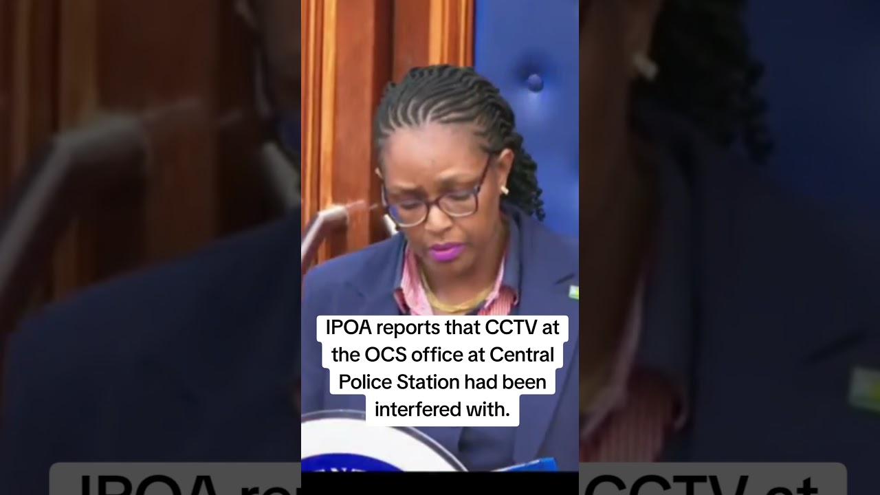 IPOA reports that CCTV at the OCS office at Central Police Station had been interfered with.