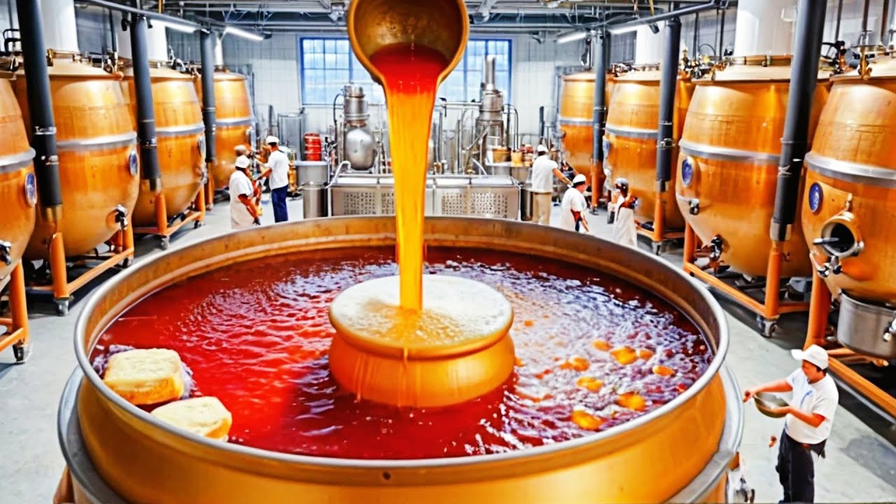 INSIDE A HONEY FACTORY 🍯 | Satisfying Manufacturing Process