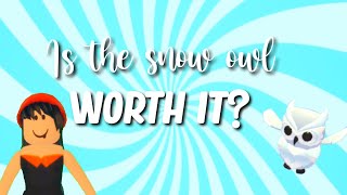 IS THE SNOW OWL IN ADOPT ME WORTH TRADING