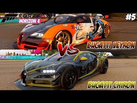 VEYRON VS CHIRON ?? (TUNE UP RATA KANAN SEMUA) - Forza Horizon 4 Indonesia #5