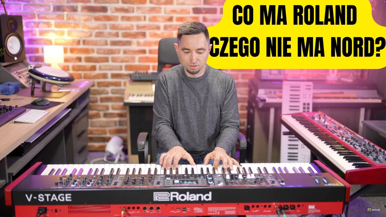 PORÓWNANIE DWÓCH INSTRUMENTÓW ROLAND-V STAGE i NORD STAGE 4