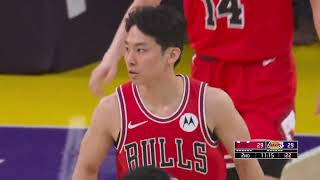 Yuki Kawamura Hits The 3-Pointer And Then Lobs It To Buzelis Off The Gl For The Fastbreak Dunk
