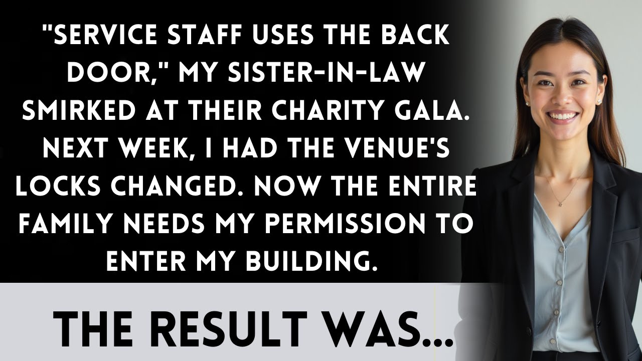 Они заставили меня воспользоваться служебным входом на их гала-концерте, а потом выяснили, кто ку...