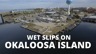 New Wet Slips & Boat Storage on Okaloosa Island