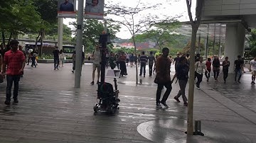 autonomous driving in a crowd