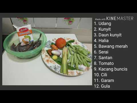 resepi-masak-lemak-udang-dengan-kacang-buncis