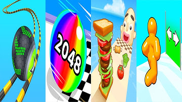 Going Balls Vs Ball Run 2048 Vs Sandwich Runner Vs Tall Man Run - Who Is Best?