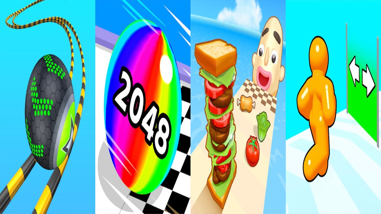 Going Balls Vs Ball Run 2048 Vs Sandwich Runner Vs Tall Man Run - Who Is Best?
