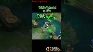 Edith tutorial guide| Edith game play| Edith lifesteal #mobilelegend #mlbbcreatorcamp #mcc