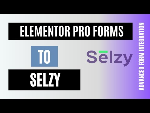 Integrate Elementor Pro Form with Selzy