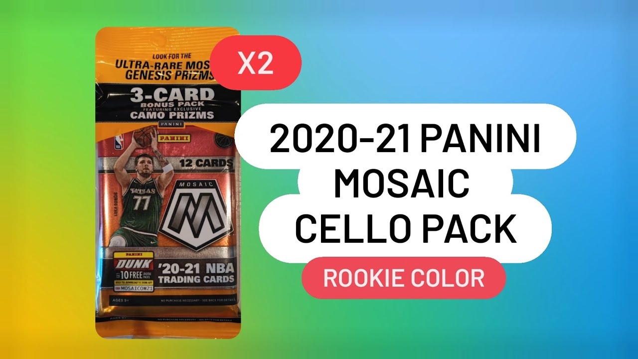 2020/21 Panini Mosaic Basketball Cello pack
