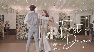 Our BEAUTIFUL wedding first dance | MxP