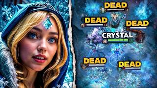 +100% More Magic Damage Crystal Maiden 7.41c🔥🔥🔥33 Kills Rampage | Dota 2 Gameplay