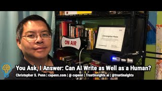 You Ask, I Answer: Can AI Write as Well as a Human