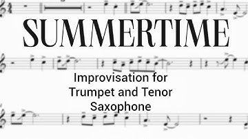 Summertime IMPROVISATION for TRUMPET and TENOR SAX (feat. D. Faustov)