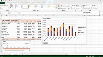 Excel 2013 & 2016 Timelines vs Slicers for Filtering PivotTables & Charts