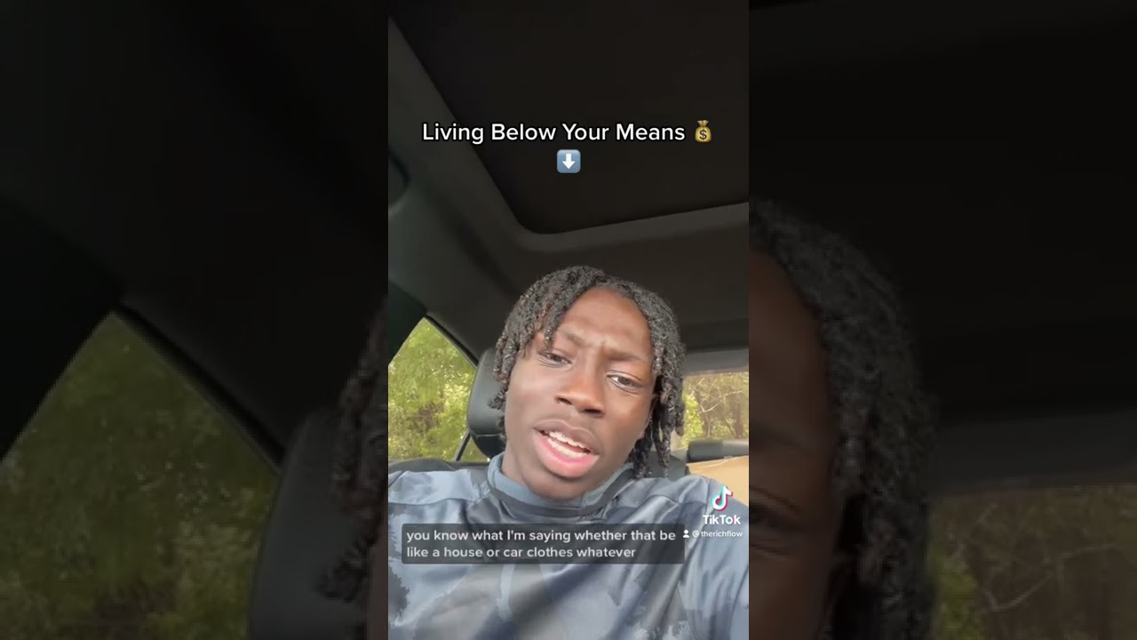 Living Below Your Means💰⬇️ 