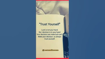 Trust Yourself || #motivation #quotes #shorts #life #english_quotes