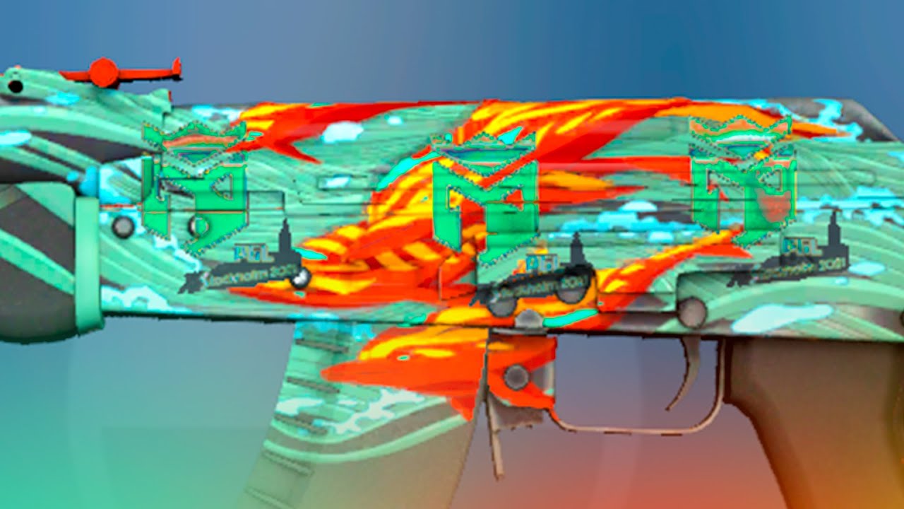 [AK47 Aquamarine Revenge] Sticker Combinations CSGO YouTube