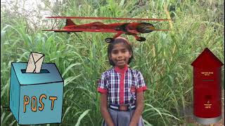 WORLD POSTAL DAY(9-10-22) ACTIVITIES BY CLASS IV A. D. BALA JOY DADY. PRT. K.V. MINAMBAKKAM