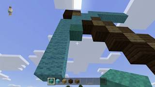 How to: PIXEL ART DIAMOND PICKAXE! (survival friendly) | Minecraft