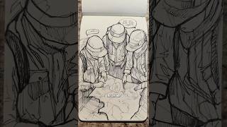 Inktober Day 15 & 16, Grungy Guidebook, #inktober #shorts