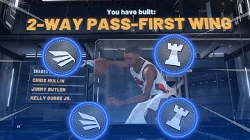 NBA2K21 I created the first ever "2 -Way Pass-First Wing" w/CONTACT DUNKS!THIS BUILD IS GAMEBREAKING