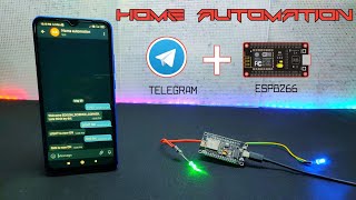 Home Automation using Telegram and ESP8266 | DIY Home Automation
