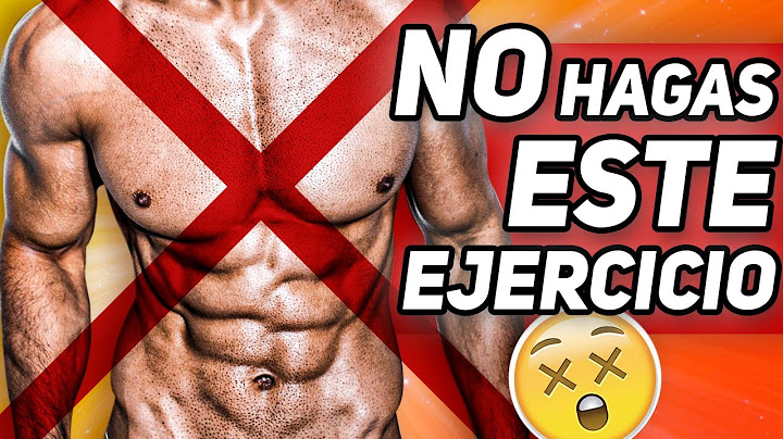 NO HAGAS este EJERCICIO si quieres MARCAR ABDOMINALES ❌
