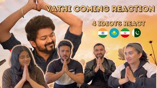Vaathi Coming Video Song - Reaction Master Thalapathy Vijay Foreigners React