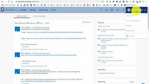 Changing the landing page in Schoology