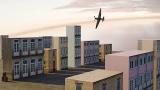 Blender 4.5.0 - 012 - Spitfire Barrel Roll Flyby | Stunning 4K Animation