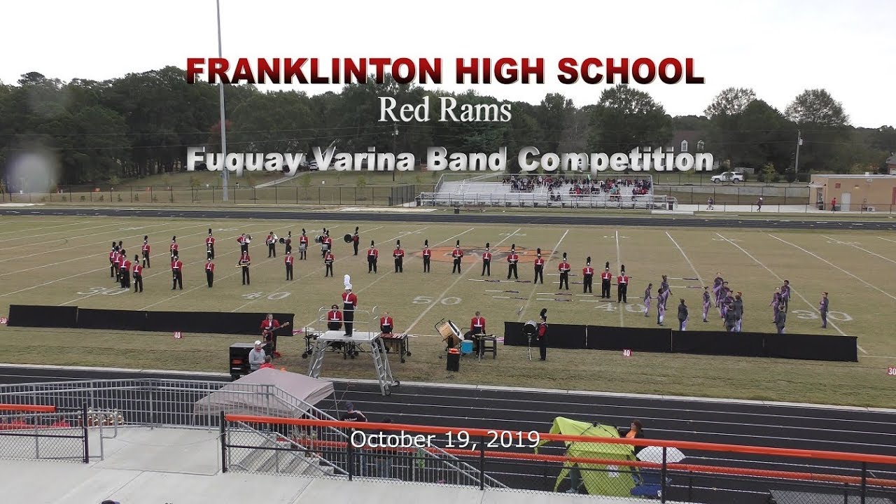 Franklinton Marching Band Show at Fuquay Varina Competition Oct 19