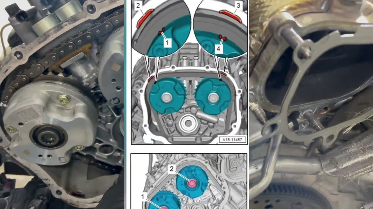 AUDI 4.0TFSI Timing Chain Adjustment