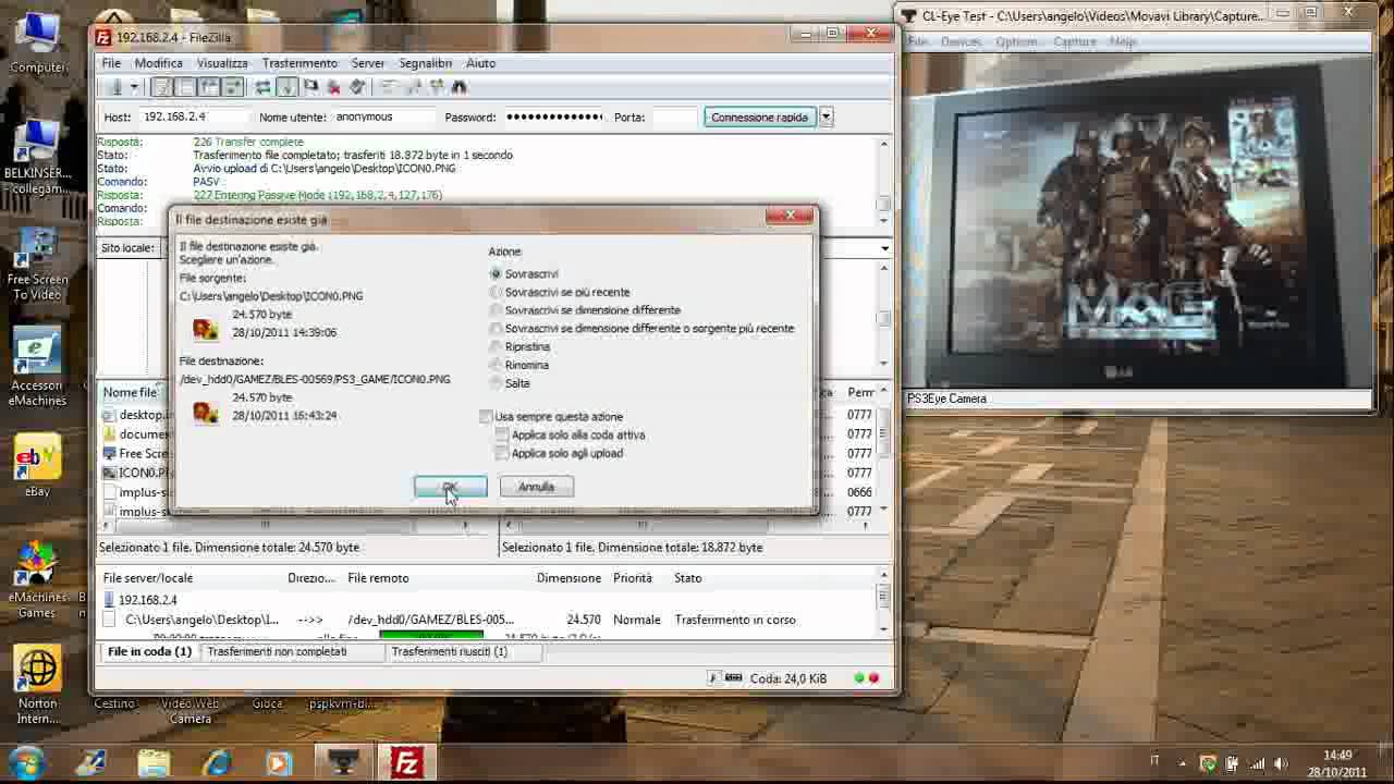 Filezilla ps3 in remote - YouTube