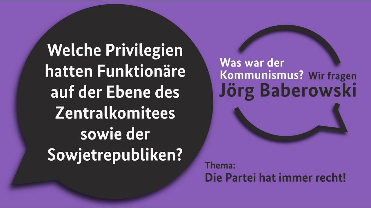 Welche Privilegien hatten Funktionäre auf der Ebene des Zentralkomitees sowie der Sowjetrepubliken?