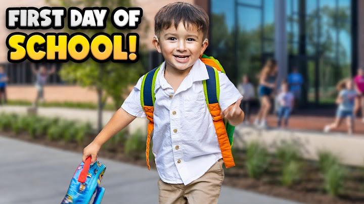Neo's First Day of School!!!
