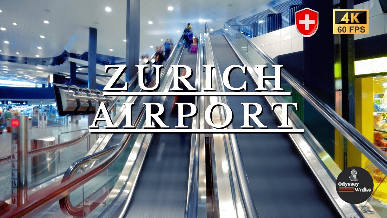 What’s It Like Inside Zurich Airport? ✈️ Full 4K Walking Tour