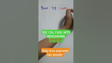 Reasoning questions|#maths #ssc #trending #viral #upsc #education #tricks #video #reasoning #shorts