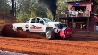 Sled Pulling Duramax goes 40mph at Diesels in Dark Corners 2025!!!
