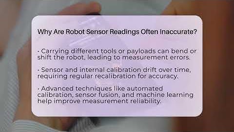 Why Are Robot Sensor Readings Often Inaccurate? - Talking Tech Trends