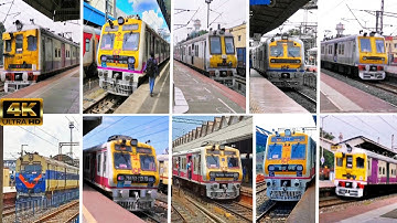[10 in 1] Amazing Multicolured Different Model EMU local Trains of भारतीय रेलवे|| #trending