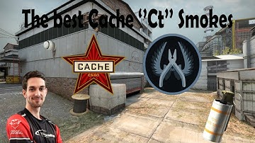 [Smoke Tutorial] - The Perfect CT side Hold on Cache!  [how to smoke in CsGo series]