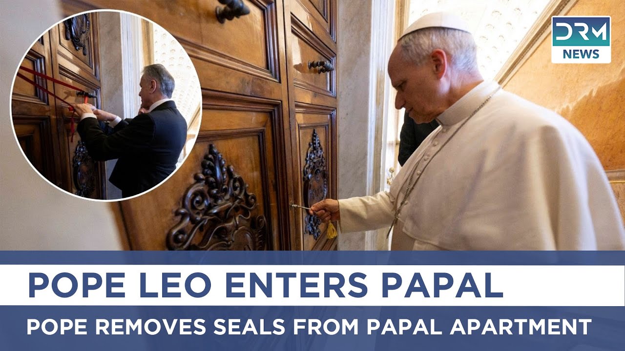 Pope Leo XIV Removes Seals from Papal Apartment in Historic Moment | DRM News | AK1B